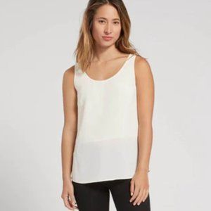 Quince/Last Brand Black Washable Silk Tank - Size Small